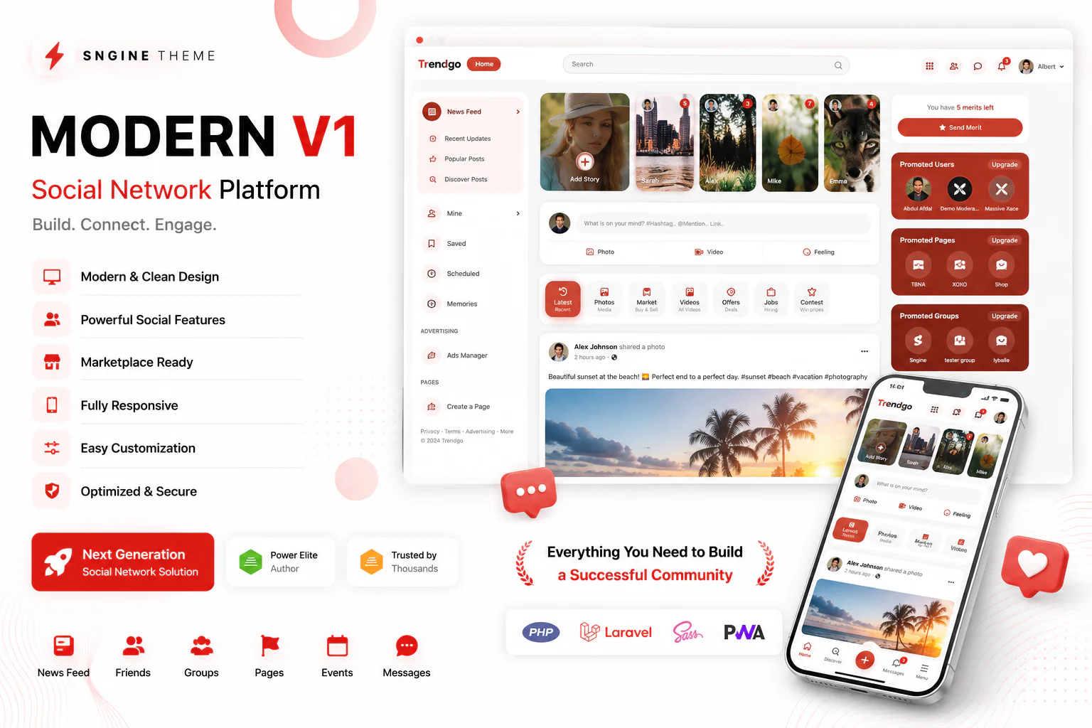 Diamond Pro Sngine Theme