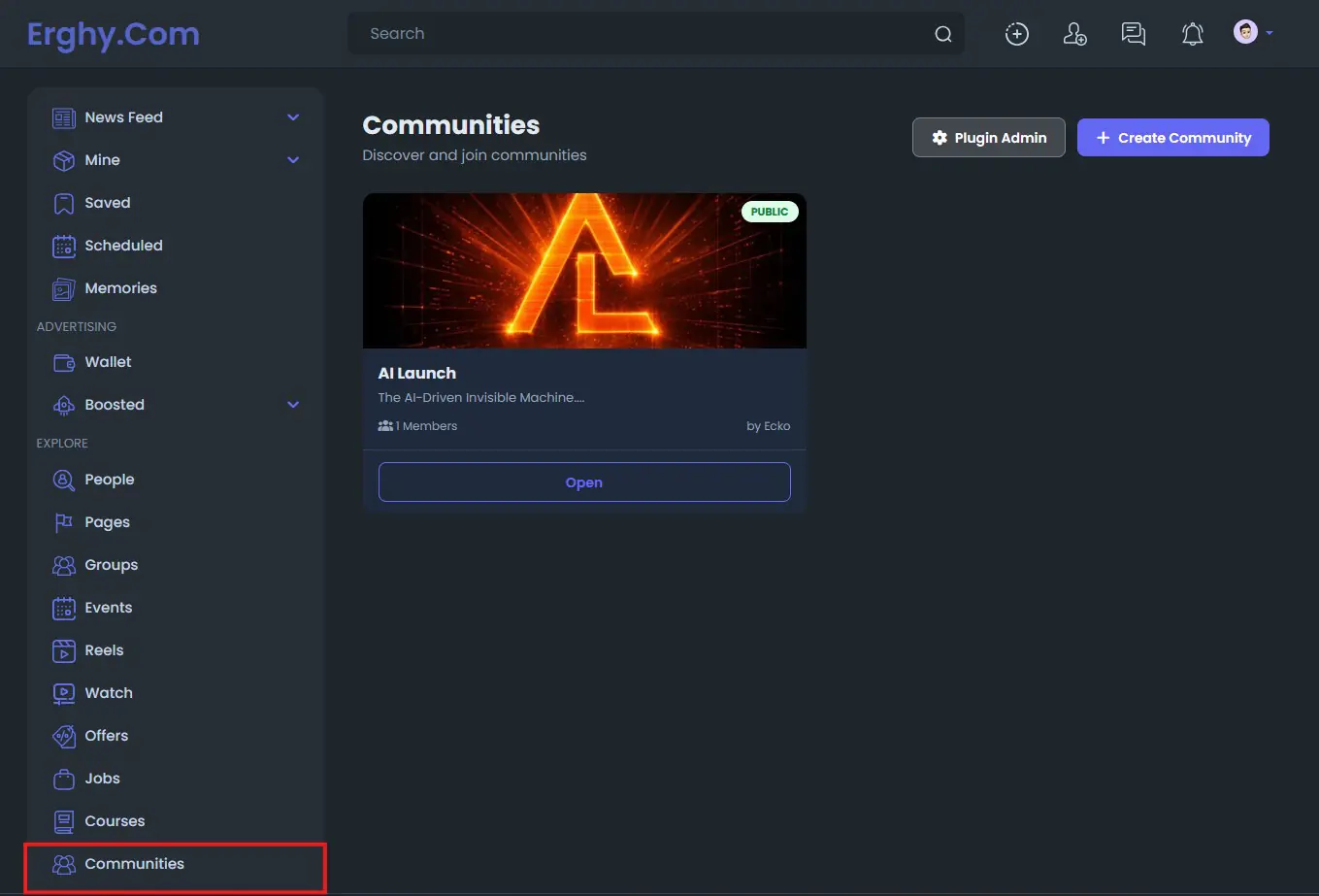 Skool Communities & Courses Plugin for Sngine