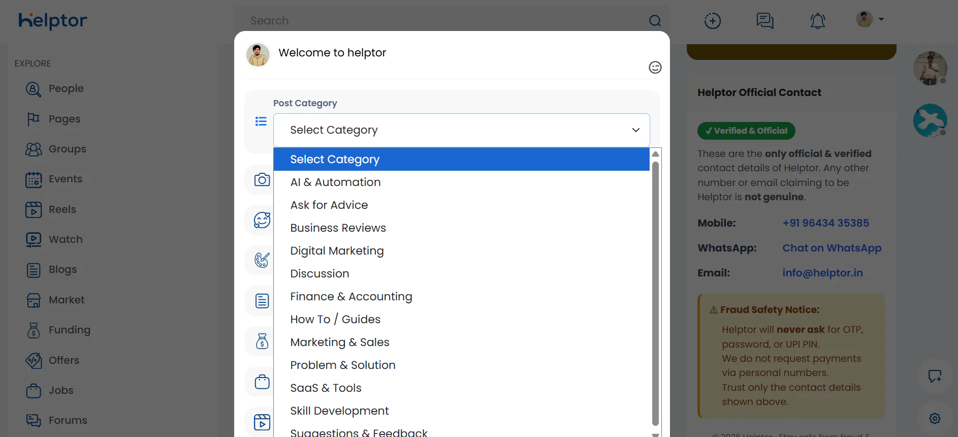 Mandatory Post Categories System Plugin for Sngine