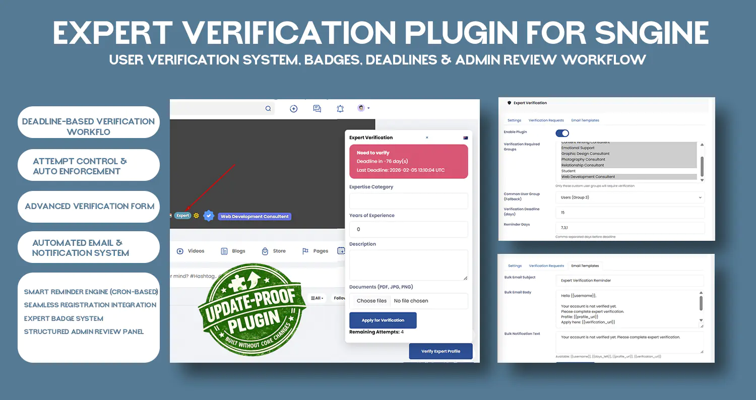 Hashtag Follow Plugin for Sngin