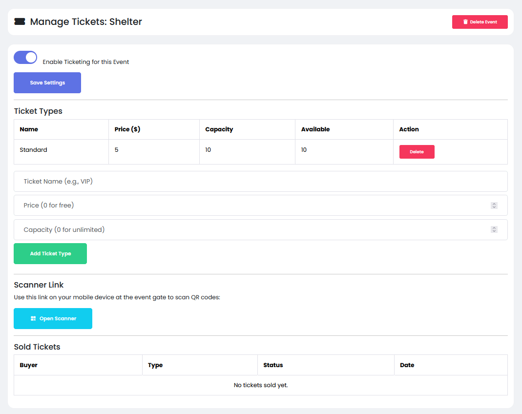 Pro Event Tickets Plugin For Sngine