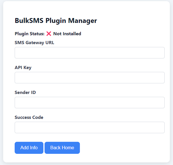 SysPlug - Send BulkSMS With Your Local SMS Gateways in Sngine Social network platform