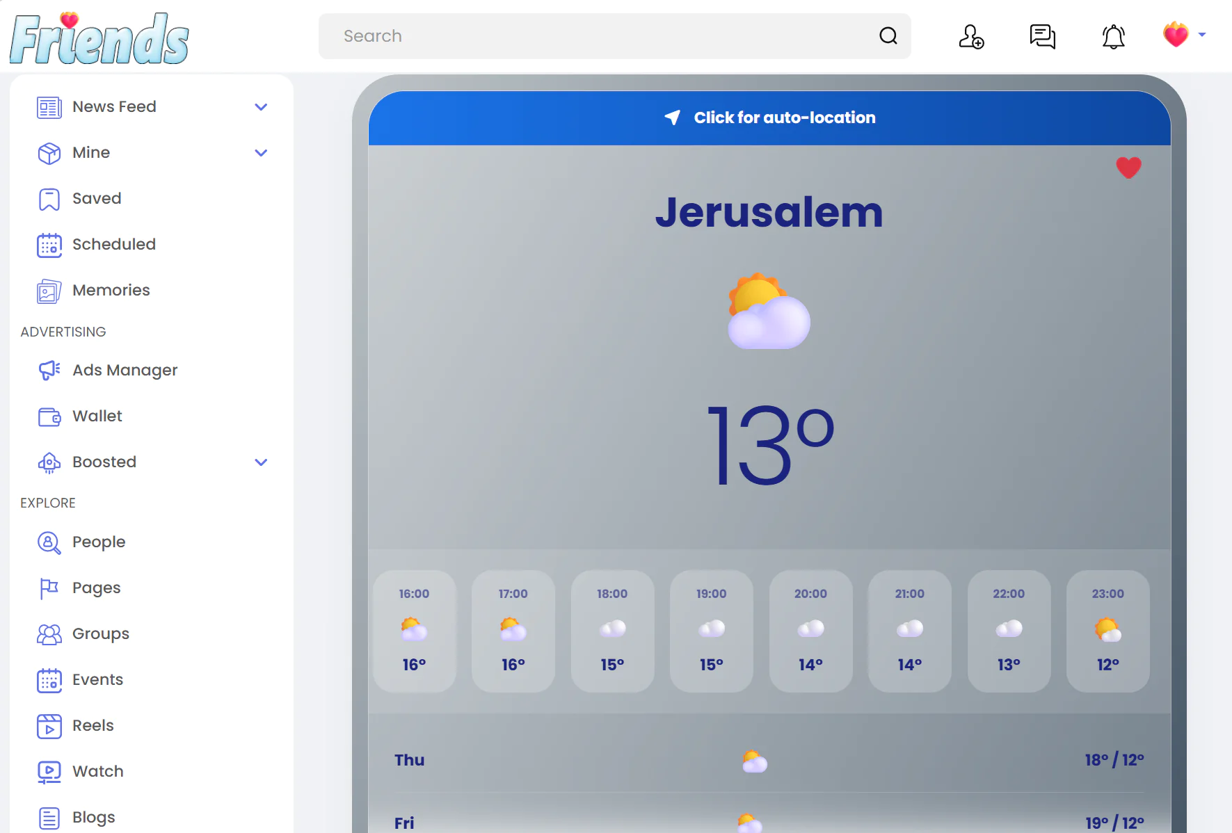 Weather Forecast Pro - Dynamic & Multilingual for SNGINE