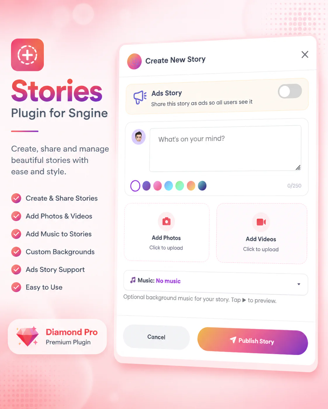 StoryBoost -Modern Stories for Sngine