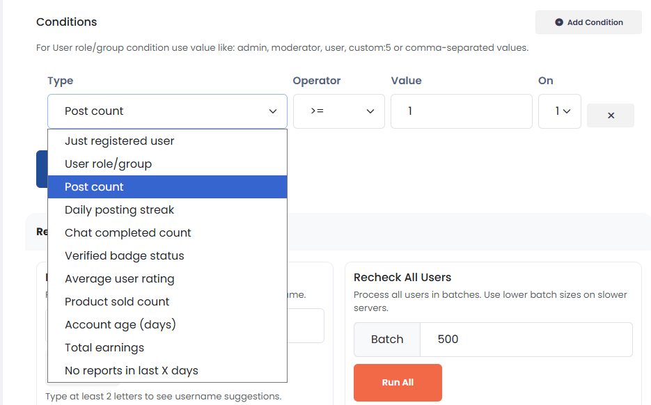 Smart Badge System – Auto Assign & Remove User Badges for Sngine