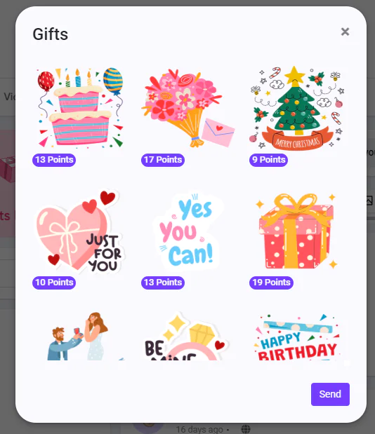 GiftSys- Send Cash or Point as gift in Sngine