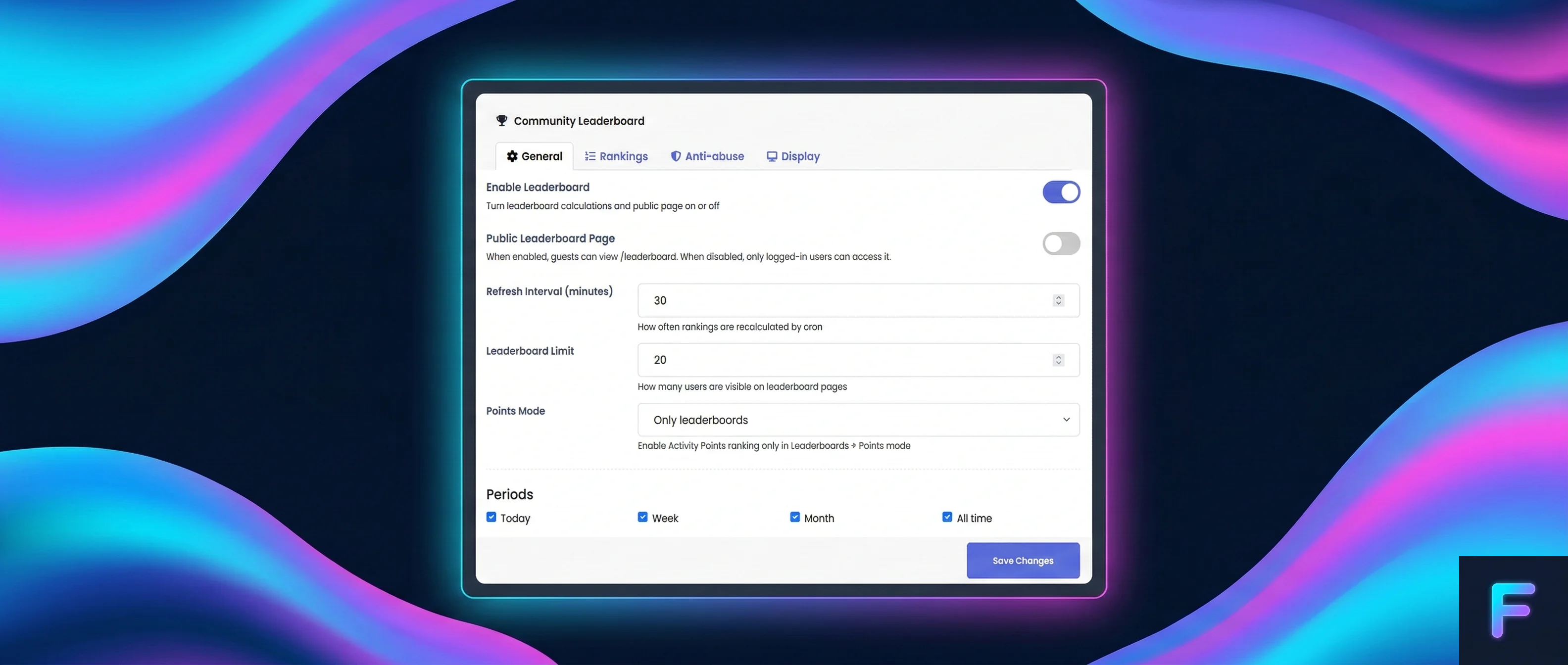 🏆 Community Leaderboard Plugin for Sngine by FlowSite.dev