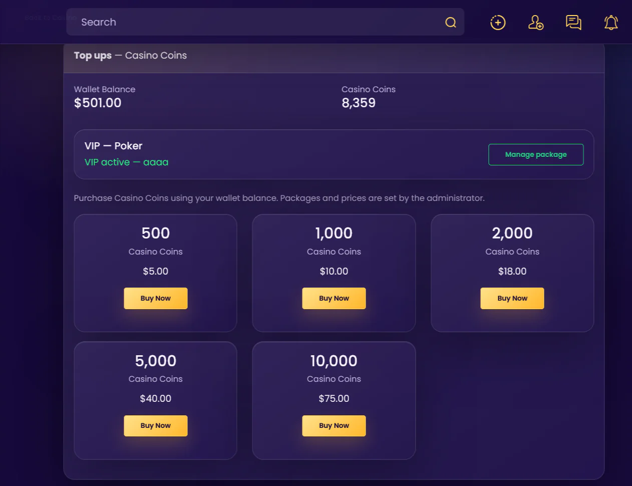 Community Casino for Sngine (SLOT, ROULETTE, POKER, MINES and more)