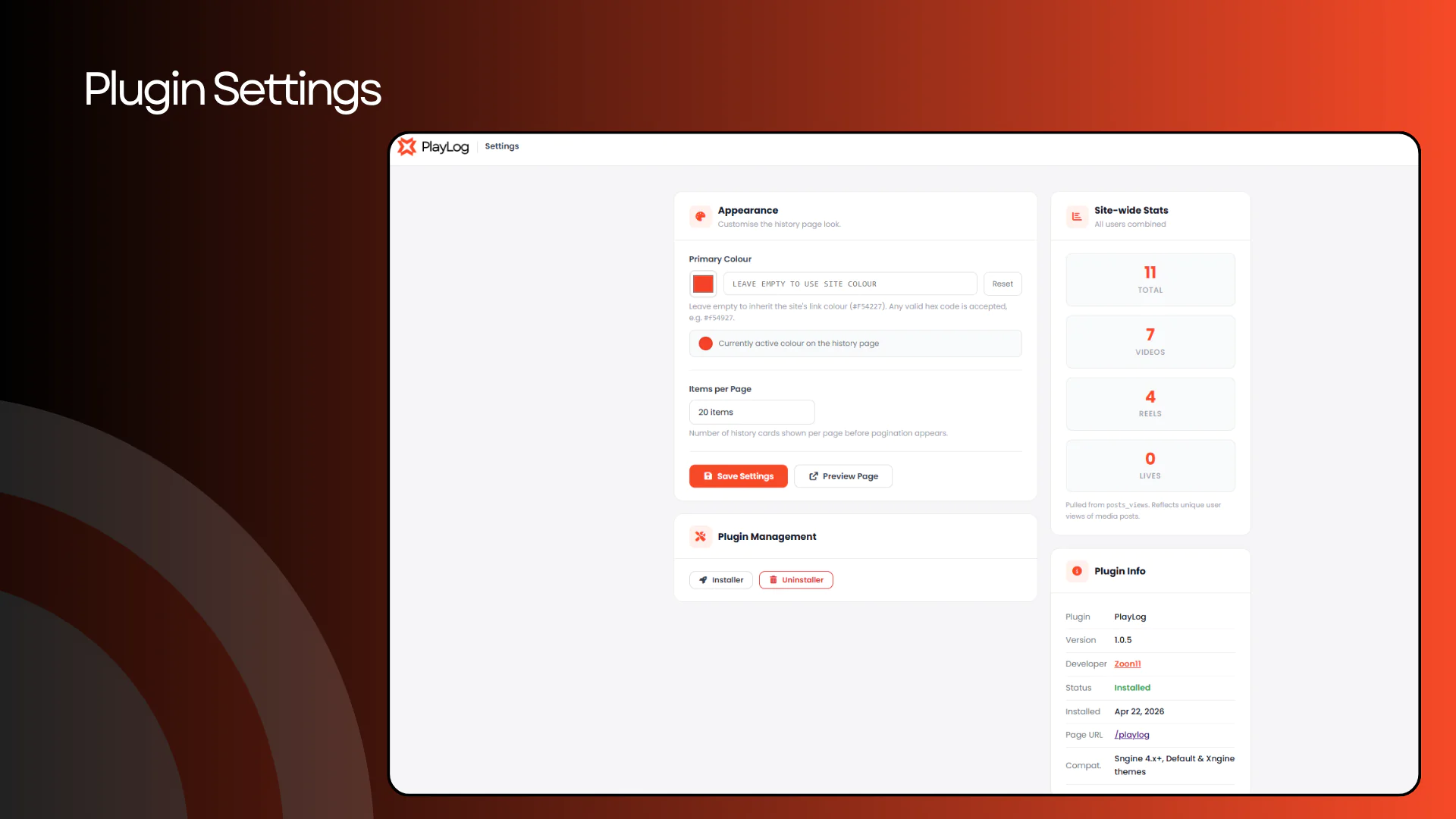 Watch History - PlayLog for Sngine - Provide Your Users with a Watch History Page